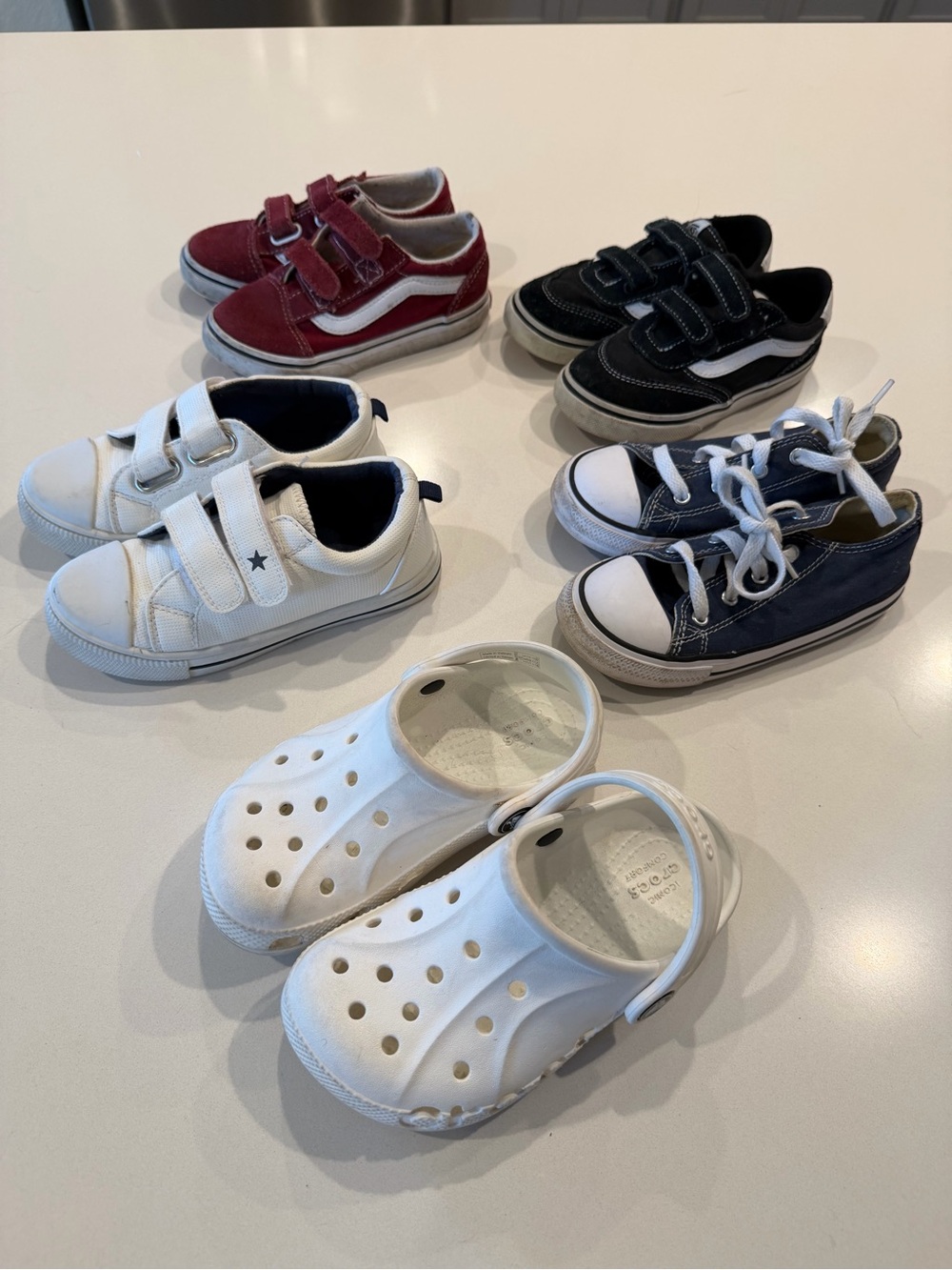 Toddler Shoes Vans Crocs Bundle Size 10c - Picture 2 of 4